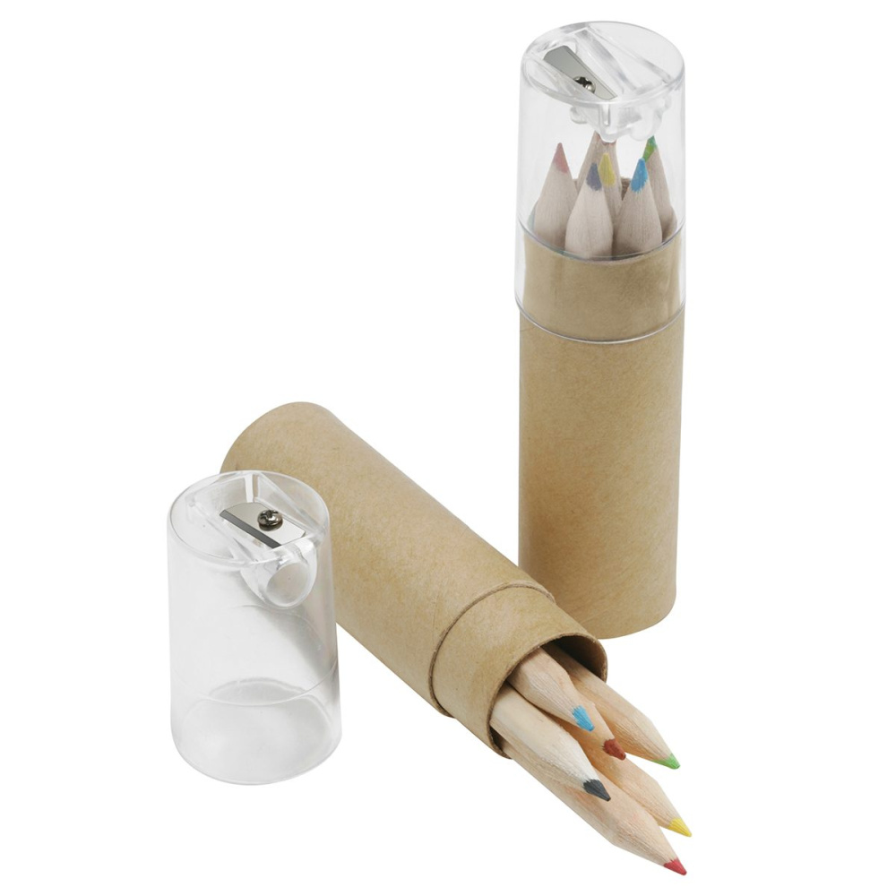 Coloured pencil set in a carton box, product image (1)