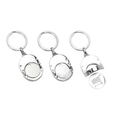 Shopping trolley token holder
