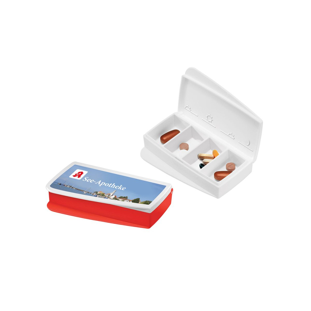 Pill box „Alpha“, blue, product image (1)