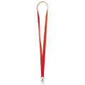 Lanyard "default" width of ribbon 10 mm, approx. Pantone 1795C