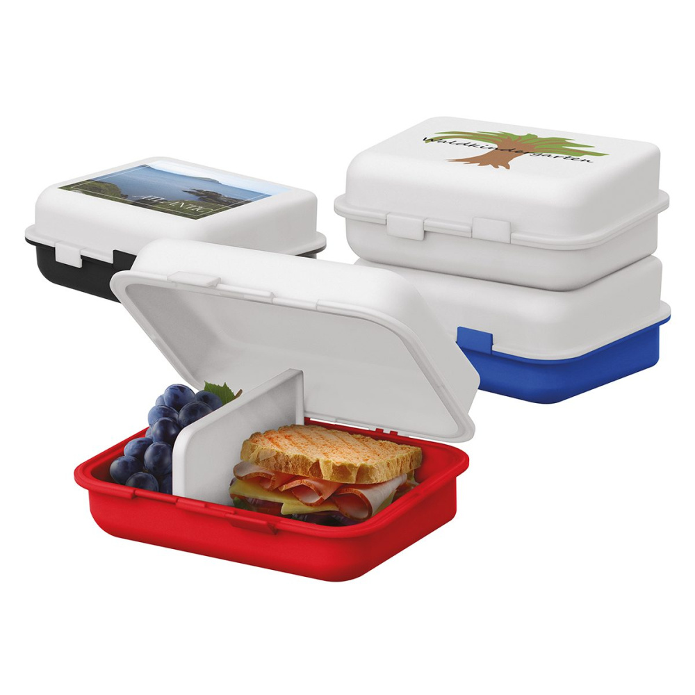 Lunch box "Duo", white, product image (1)