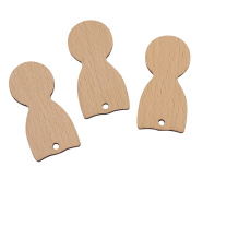 Shopping trolley releaser wood with link chain