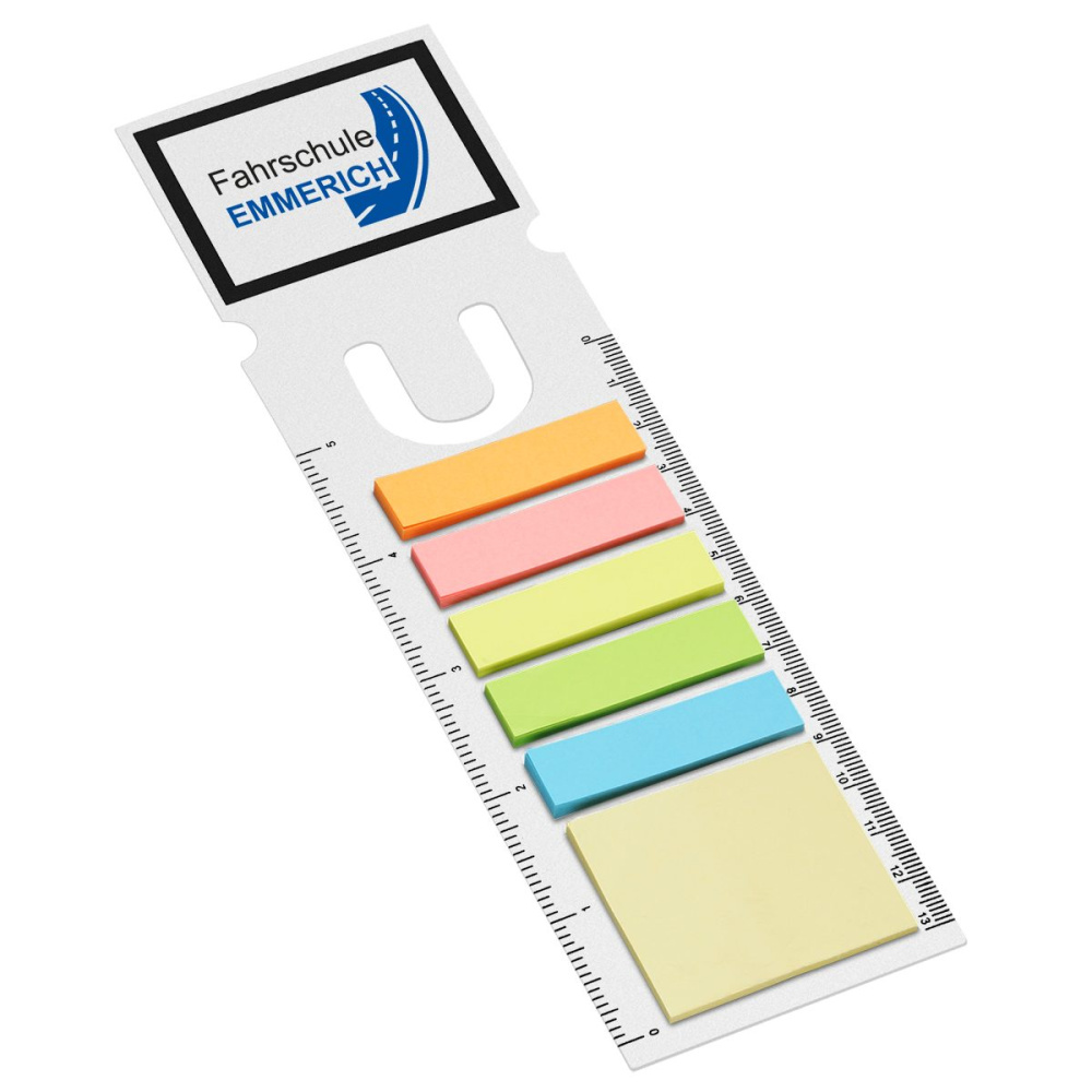 Sticky notes bookmark, black, product image (1)