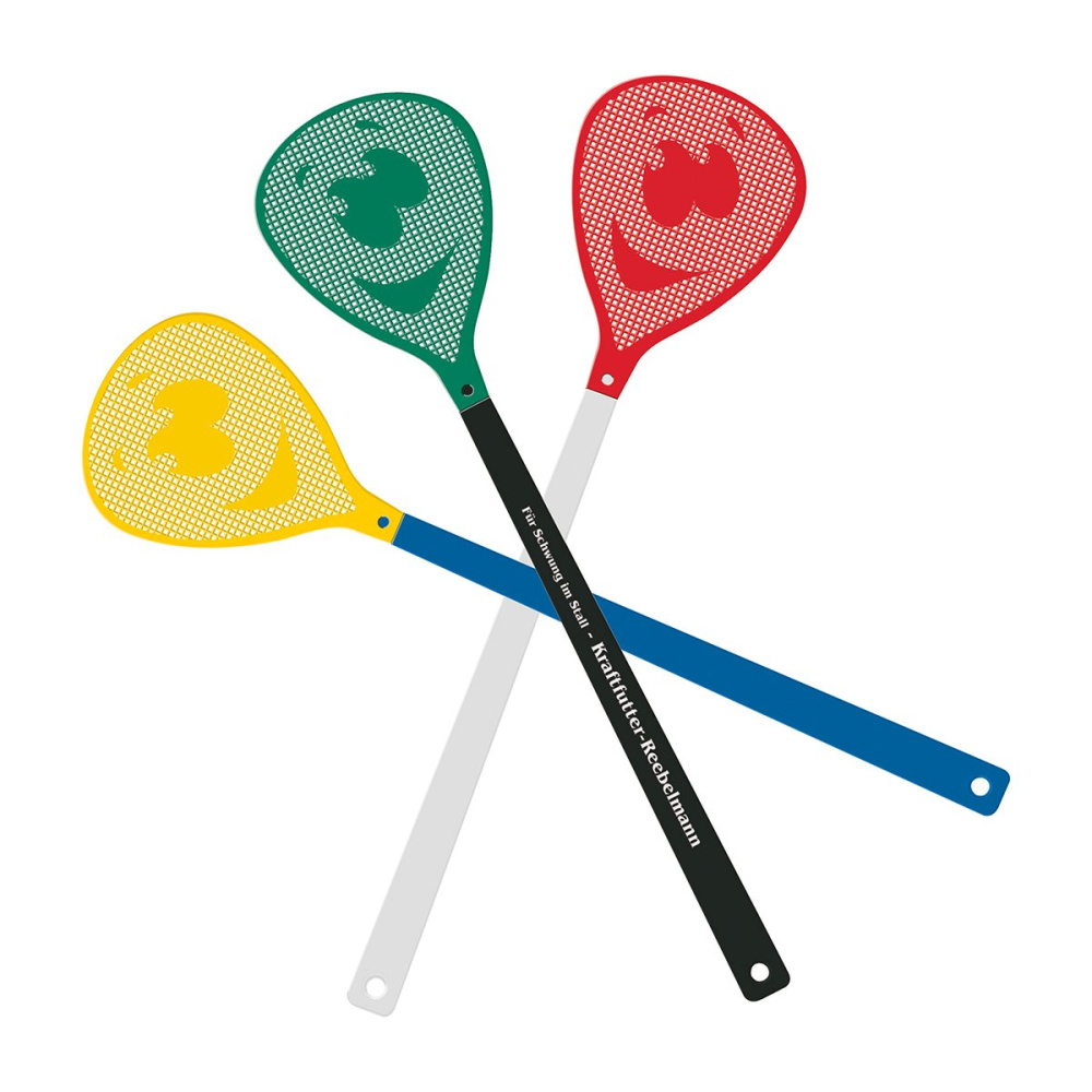 Fly swatter "face", green, product image (1)