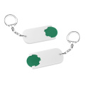 Shopping trolley token holder „Alpha“, green