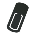 Note Clip, black