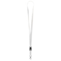 Lanyard "default" width of ribbon 10 mm, white