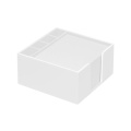 Memo box „Lambda“ with organizer, white