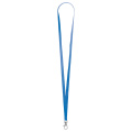 Lanyard "default" width of ribbon 10 mm, approx. Pantone process cyan C