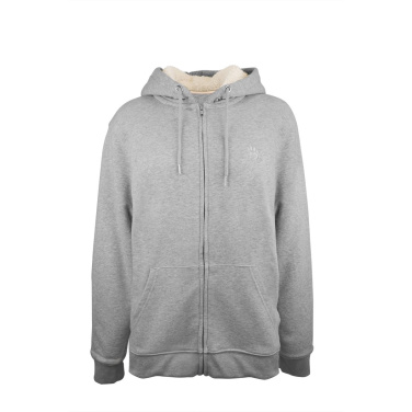 Cozy Sherpa Hoodie, Light Heather Grey, SPL, product image (2)