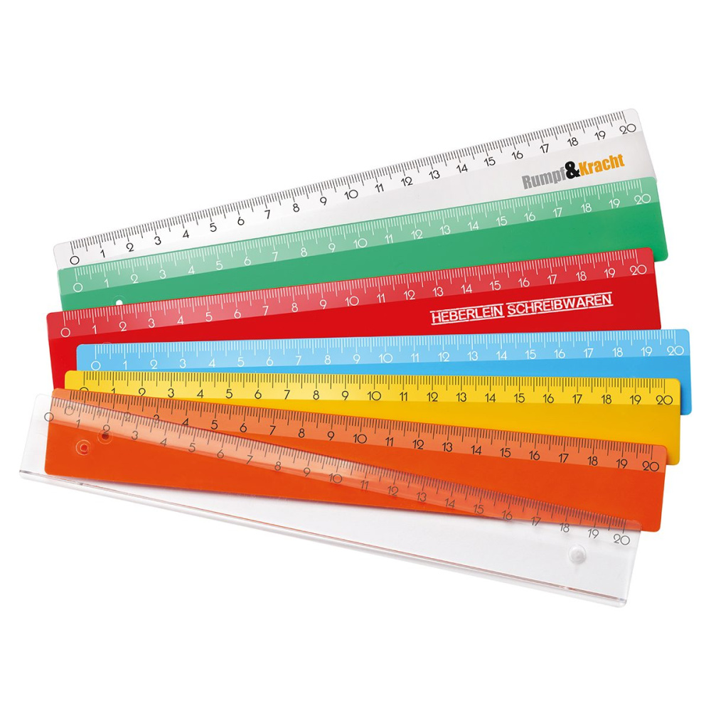 Ruler 20 cm, green, product image (1)