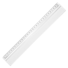Ruler with magnifier