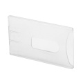 Credit card box, hard cover, frosted transparent