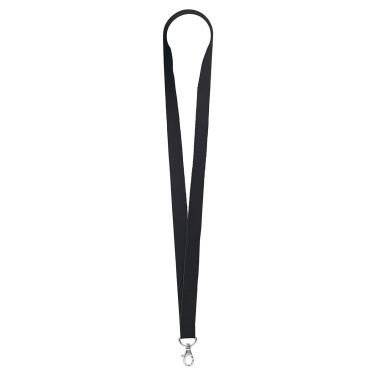 Lanyard "default" width of ribbon 10 mm, black, product image (2)
