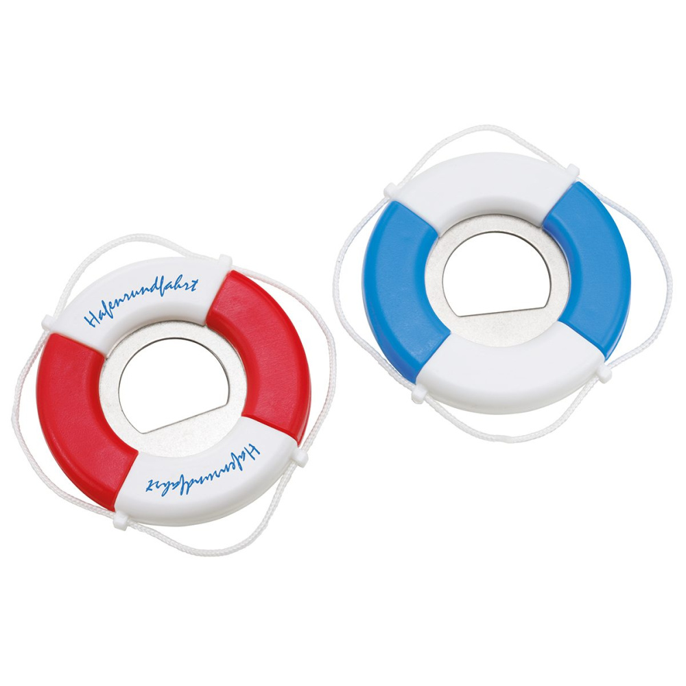 Bottle opener, white, product image (1)
