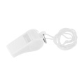 Whistle with shoulder cord, white