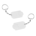 Shopping trolley token holder „Gamma“, white