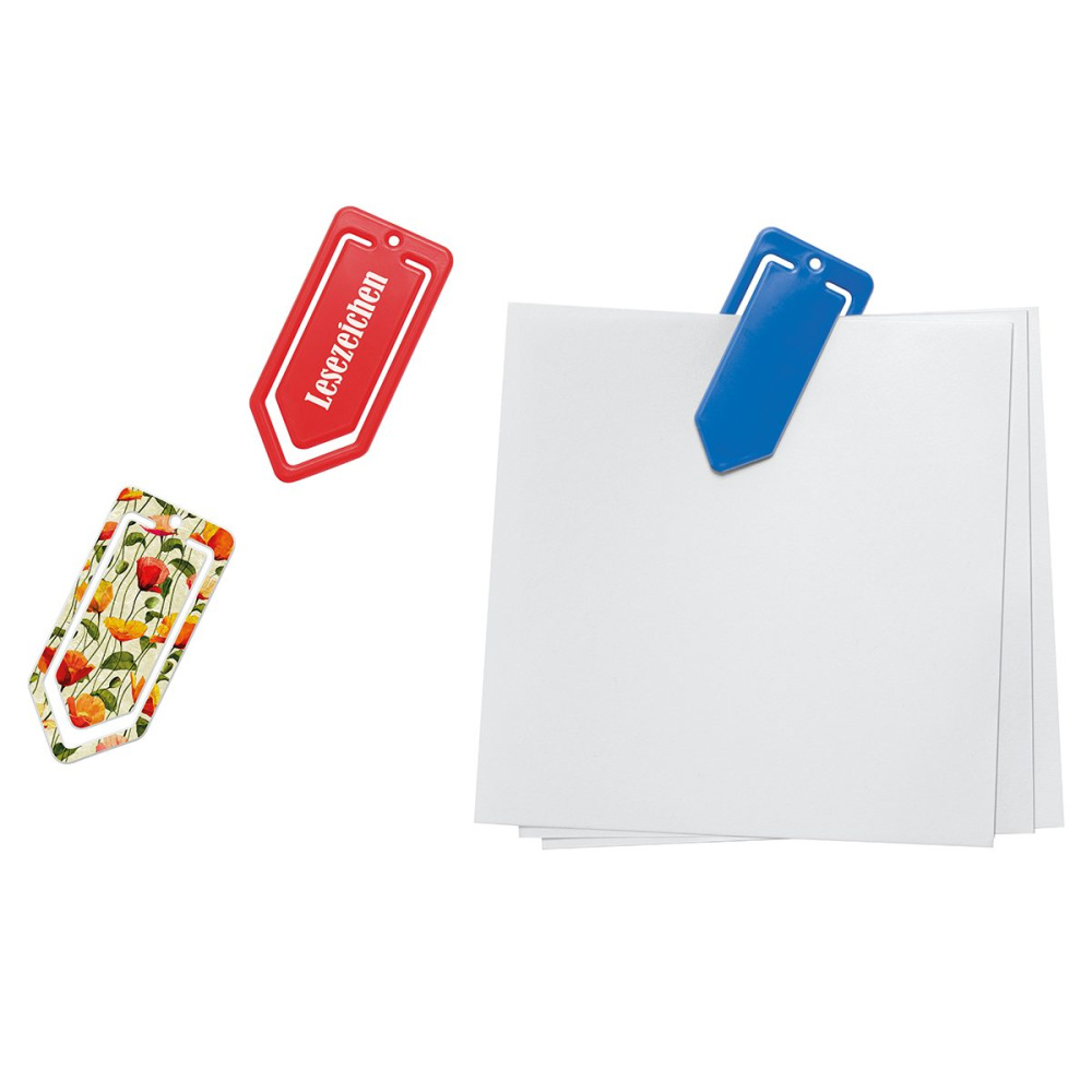 Paper clip, mini, blue, product image (1)