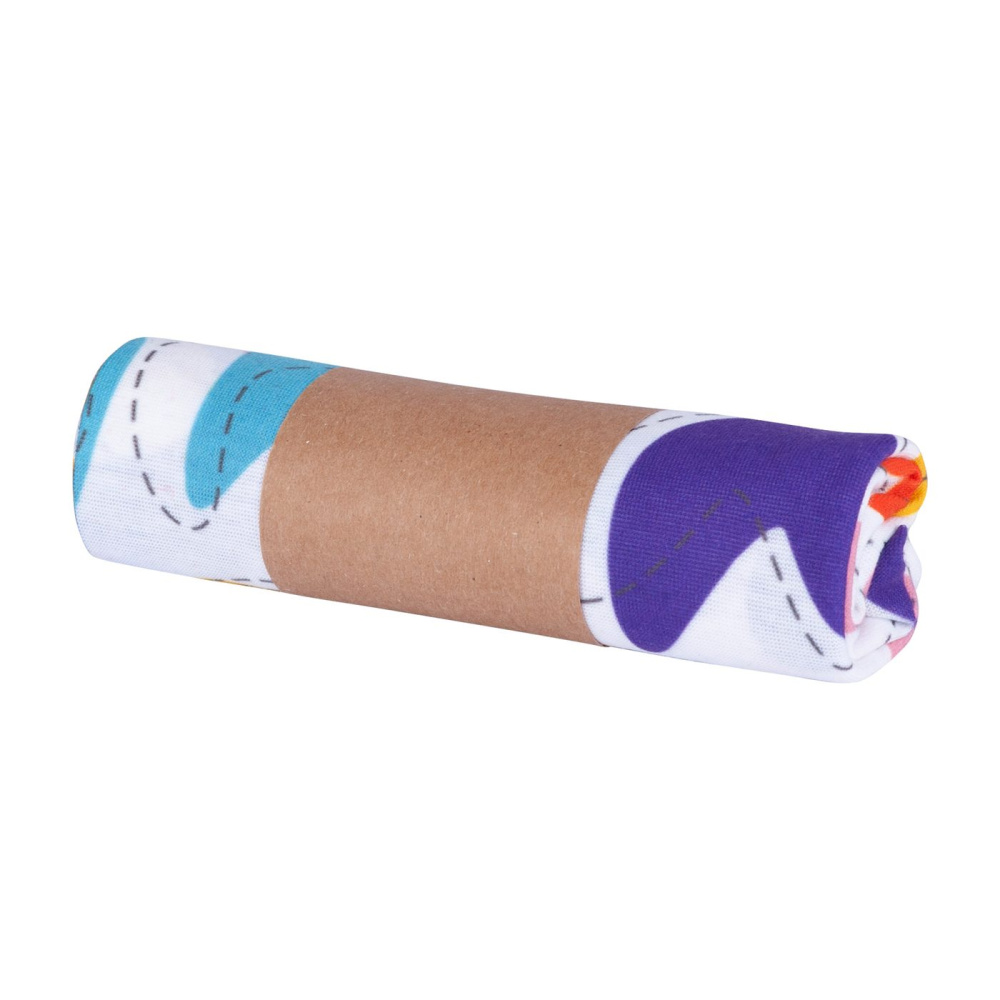 Printed paper sleeve for a neck scarf, product image