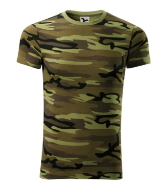 MALFINI Camouflage – T-shirt unisex, camouflage green, XS, product image (2)