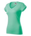 MALFINI Fit V-neck – T-shirt women’s, mint
