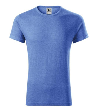 MALFINI Fusion – T-shirt men’s, blue melange, S, product image (2)