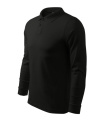 MALFINI Single J. LS – Polo Shirt men’s, black