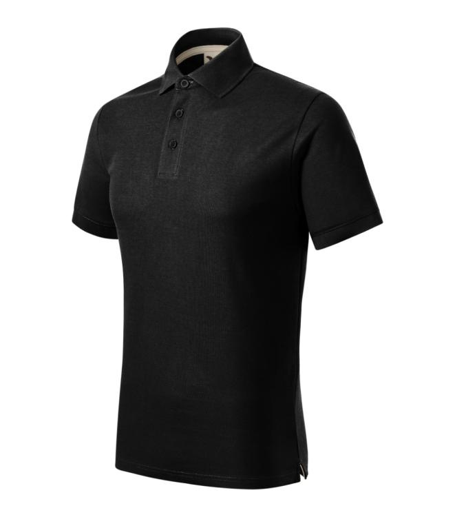 MALFINI Prime (GOTS) – Polo Shirt men’s, black, S, product image (1)