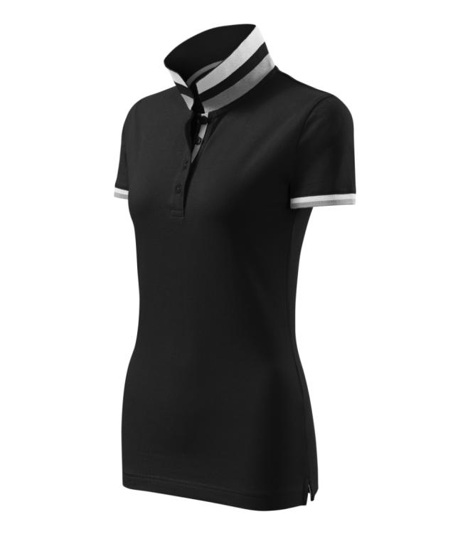 MALFINI Premium Collar Up – Polo Shirt women’s, black, XS, product image (1)