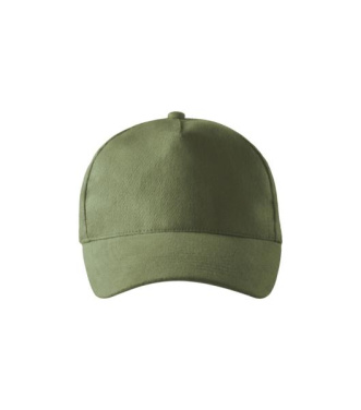 MALFINI 5P – Cap unisex, khaki, adjustable, product image (2)