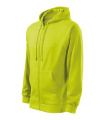 MALFINI Trendy Zipper – Sweatshirt men’s, lime punch