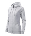MALFINI Trendy Zipper – Sweatshirt women’s, ash melange