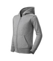 MALFINI Trendy Zipper – Sweatshirt Kids, dark gray melange