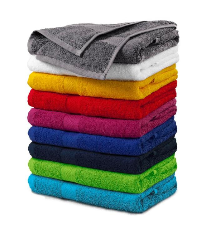 MALFINI Bath Towel 450 – Bath Towel unisex, tangerine orange, 70 x 140 cm, product image (1)