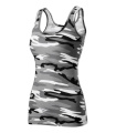 MALFINI Camo Triumph – Top women’s, camouflage gray