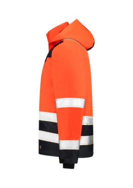 TRICORP Midi Parka High Vis Bicolor – Work Jacket unisex, fluorescent orange, 4XL, product image (4)
