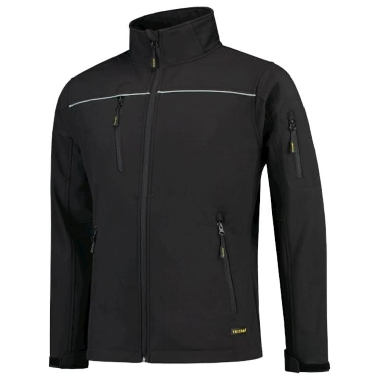 TRICORP Luxury Softshell – Softshell Jacket unisex, black, 4XL, product image (1)