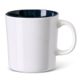 KOPP Emma 25 cl – mug, glossy white/navy blue 282