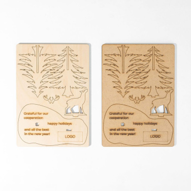 Wooden Wish personalised Christmas card, product image (3)