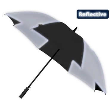 FALCONE GP-48 reflective umbrella, black / silver, Ø 120 cm, product image (4)