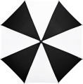 FALCONE GP-59 golf umbrella, Ø 120 cm, black / white