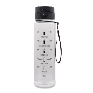 1000 ml Motiva RPET water bottle, colorless, product image (4)