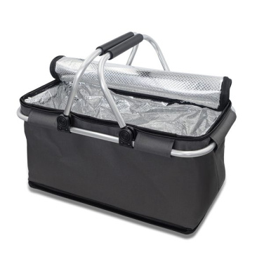 Huron insulated picnic basket, graphite, product image (2)