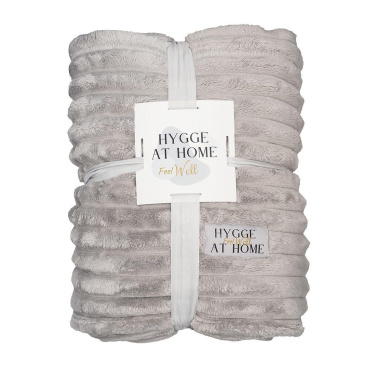 Cozzy big blanket 340 gsm, grey, product image (2)