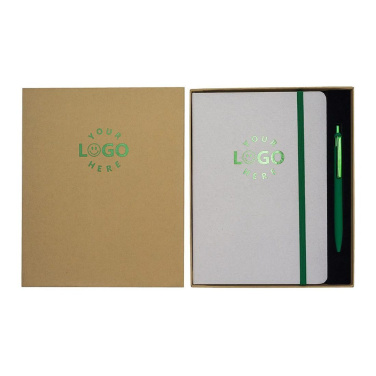 Aurores notebook and pen set, green, product image (4)