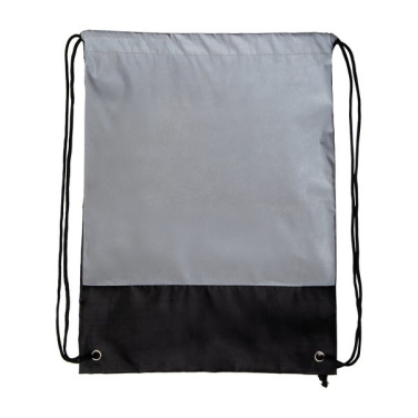 Flash drawstring backpack, silver, product image (4)