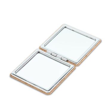 Mirror with a cork frame, beige, product image (2)