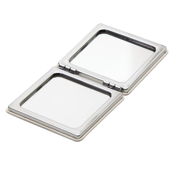 Boxy mirror, white, product image (1)