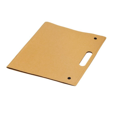 Environ A4 folder, brown, product image (2)