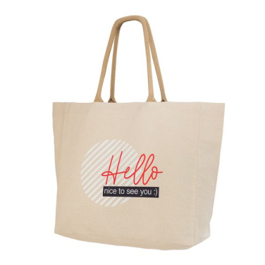 Raya XXL cotton bag, beige, product image (4)